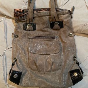 Beautiful gray purse